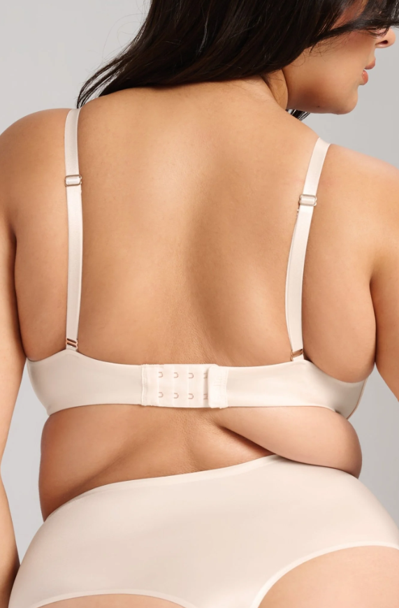 Champagne Smooth Satin Luxe Lift Bra
