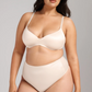 Champagne Smooth Satin Luxe Lift Bra