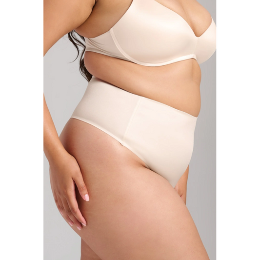 Champagne Smooth Satin Thong-Siella-1000 Palms