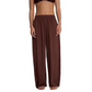 Night Brown Wide Leg Pant-Beach Life-1000 Palms