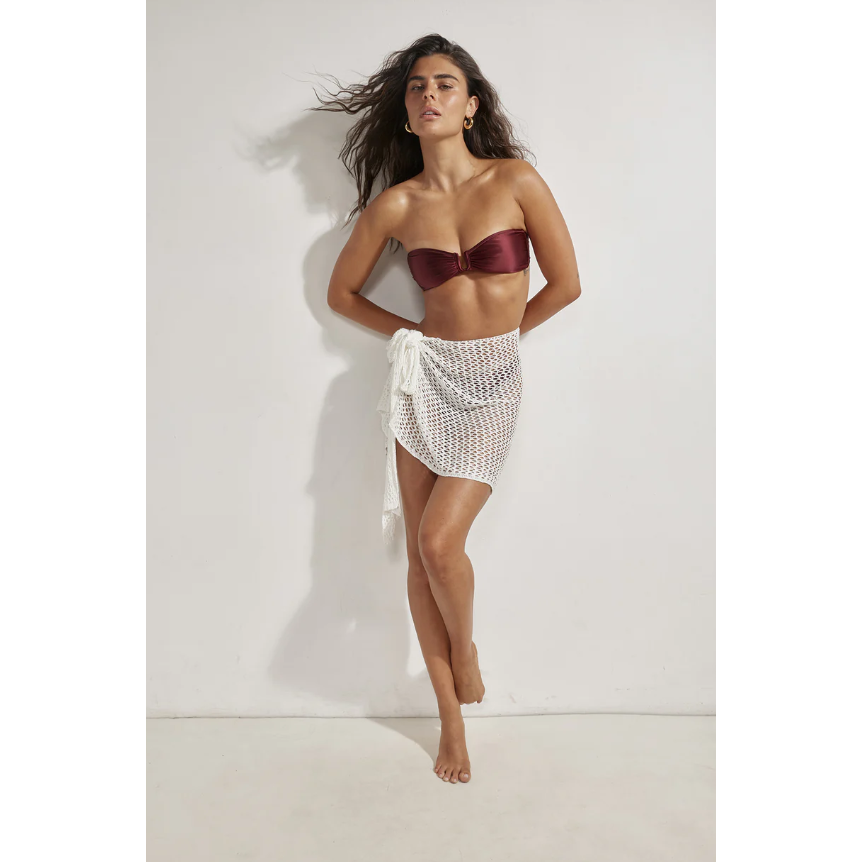Porto Crochet Pareo White-1000 Palms Boutique-1000 Palms