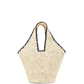 Kayla Natural and Black Tote-Nikki Beach-1000 Palms