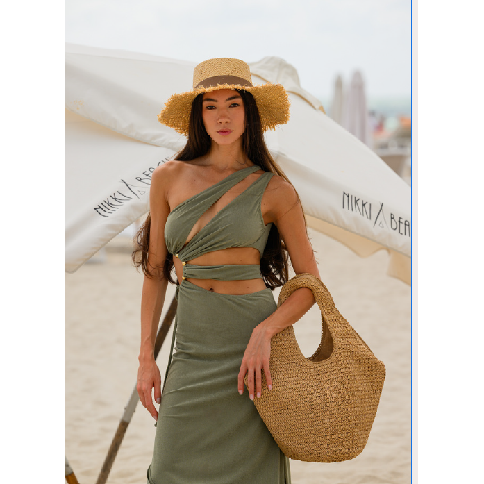 Demi Straw Hat-Nikki Beach-1000 Palms