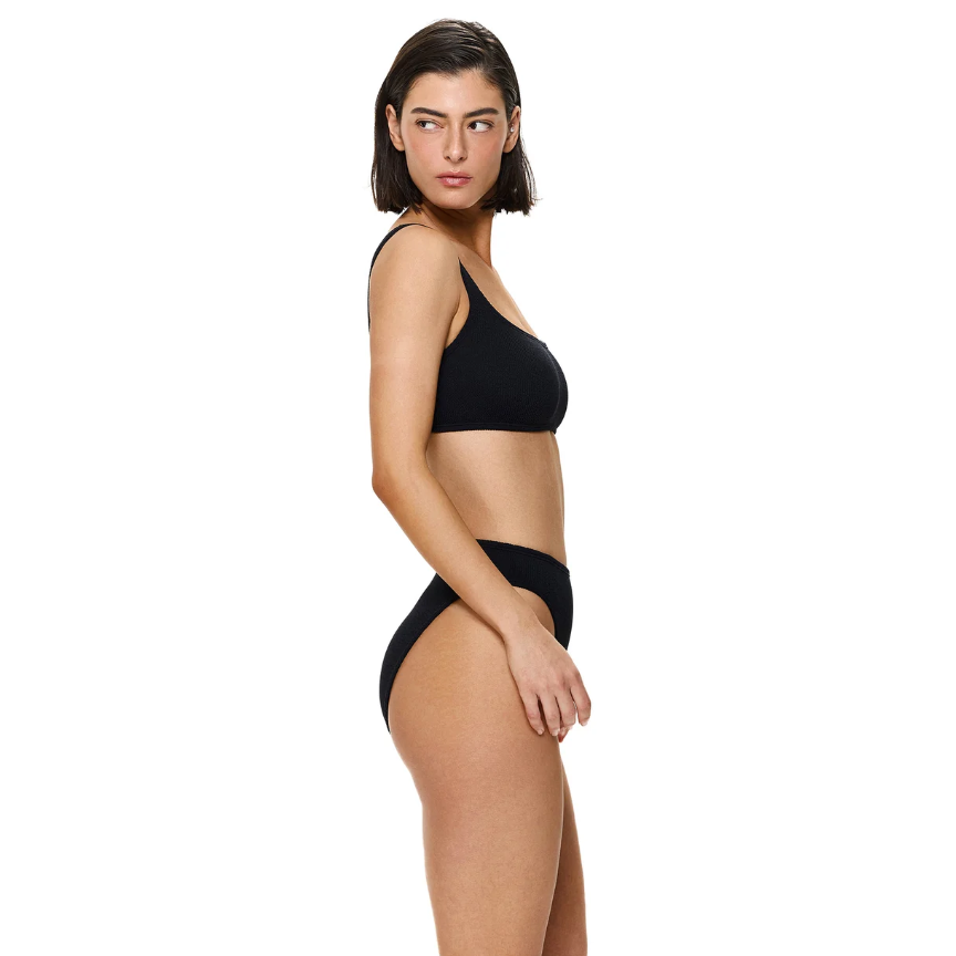 Black High Waist & Leg Bottom-Gottex-1000 Palms