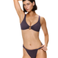 Aubergine V neck Ring Top-Gottex-1000 Palms