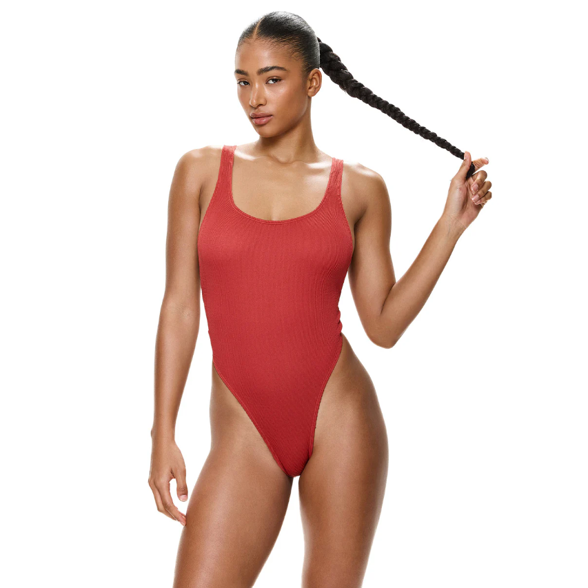 Paprika Open Back Ring One Piece-Gottex-1000 Palms