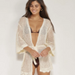 Maribelle Crochet Robe Cover- Up Cream