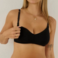 Lounge Nursing Bra Black-Embrace-1000 Palms