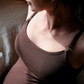 Soft Rib Nursing Tank Cocoa-Embrace-1000 Palms