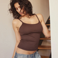 Ribbed Bra Top Cocoa
