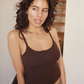 Ribbed Bra Top Cocoa
