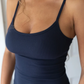 Ribbed Bra Top Navy