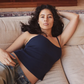 Ribbed Bra Top Navy