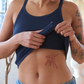 High Neck Bra Top Navy