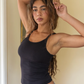 High Neck Bra Top Black