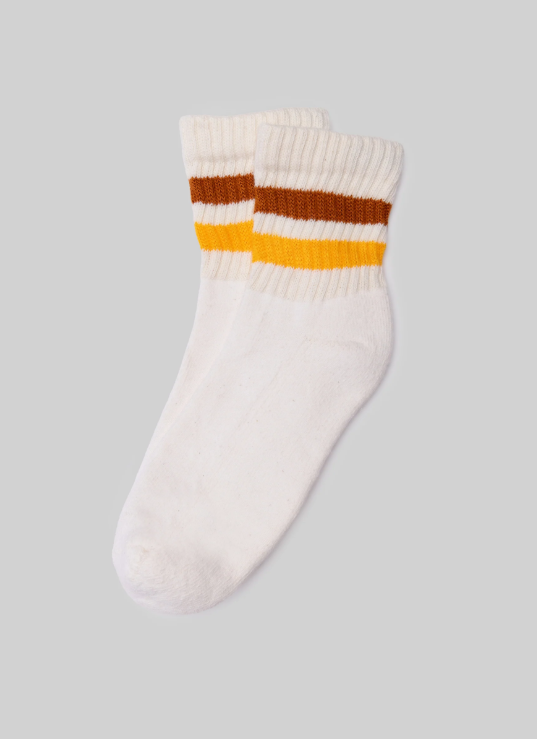 The Retro Stripe Quarter Crew