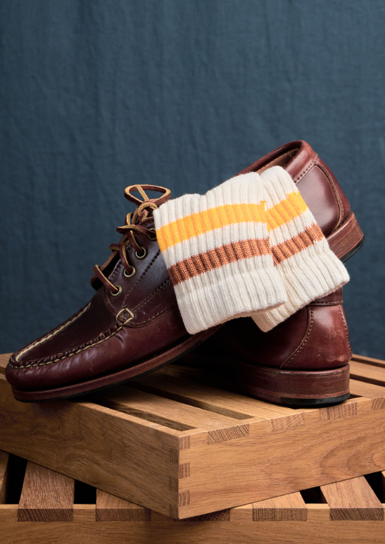 The Retro Stripe Quarter Crew