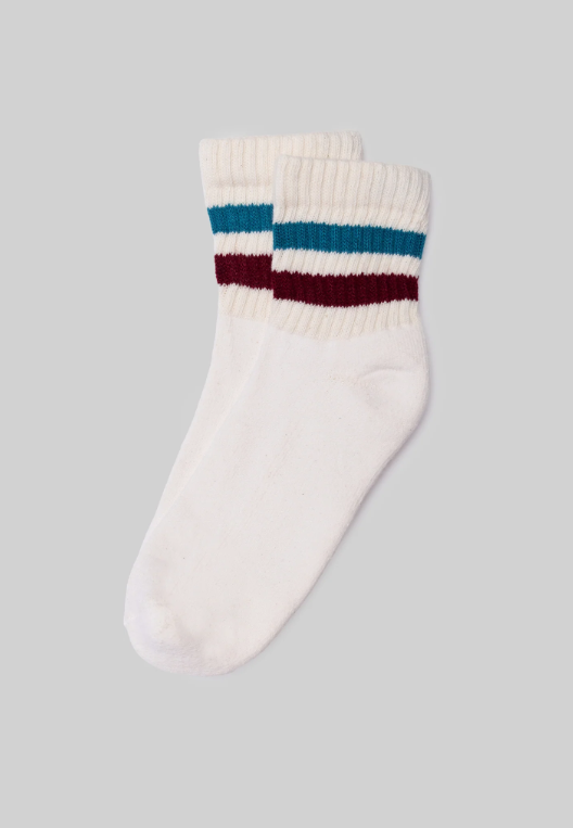 The Retro Stripe Quarter Crew