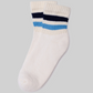 The Retro Stripe Quarter Crew