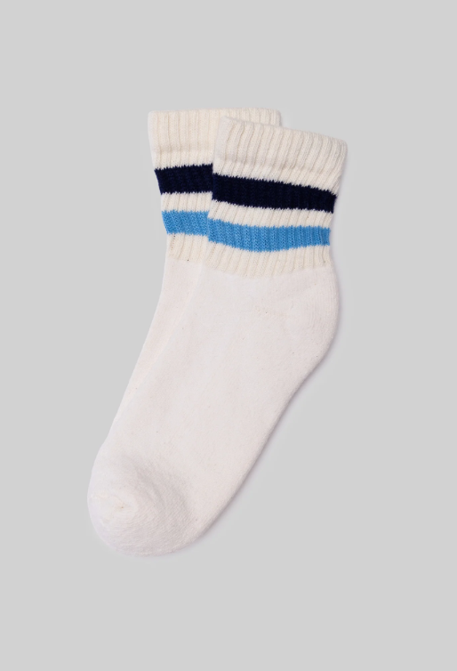 The Retro Stripe Quarter Crew
