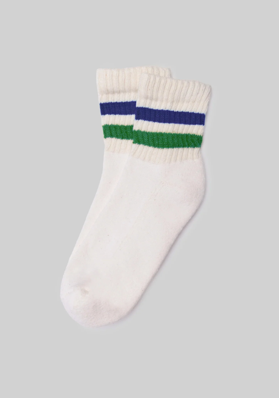 The Retro Stripe Quarter Crew