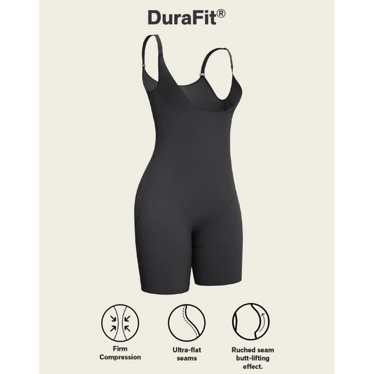 Step-in Body Shaper with Butt-Lifting Short Bottom-LEONISA-1000 Palms