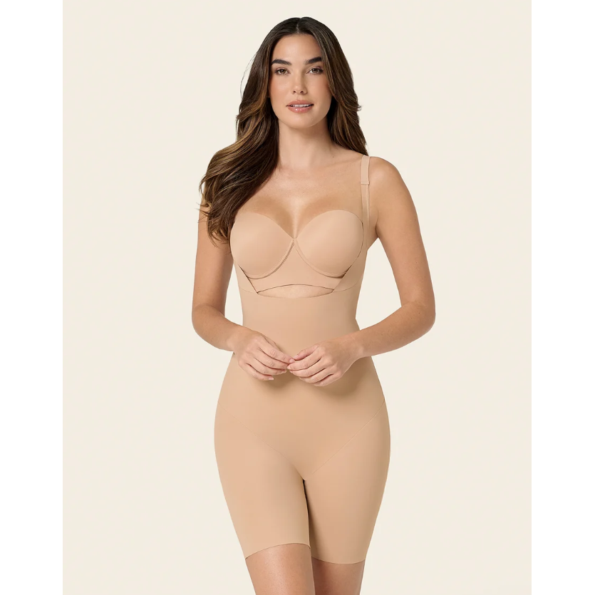 Step-in Body Shaper with Butt-Lifting Short Bottom