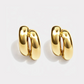 Golden Claw Earrings-Bizou-1000 Palms