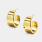 Large Gold Hoops-Bizou-1000 Palms