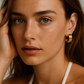 Large Gold Hoops-Bizou-1000 Palms