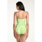 Serene Palm Bandeau One Piece-La Blanca-1000 Palms