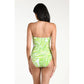 Serene Palm Bandeau One Piece-La Blanca-1000 Palms