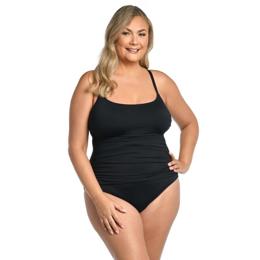 Island Goddess Lingerie One Piece Black-La Blanca-1000 Palms