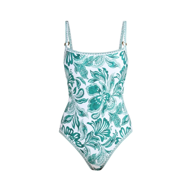 Botanical Lingerie One Piece-La Blanca-1000 Palms
