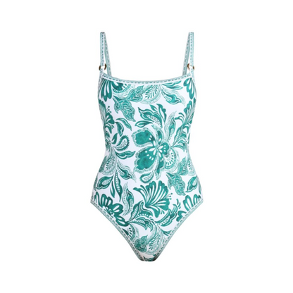 Botanical Lingerie One Piece-La Blanca-1000 Palms