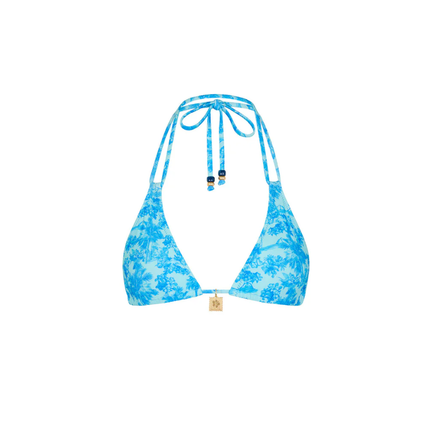 Ocean Paradise Halter Bikini Top-Kulani Kinis-1000 Palms