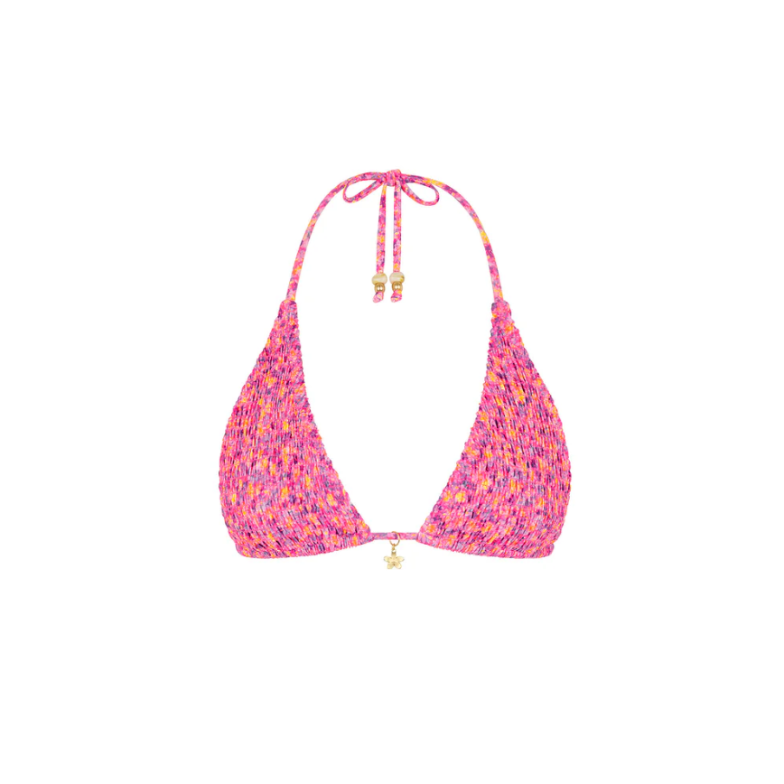 Gelato Bloom Shirred Halter Top-Kulani Kinis-1000 Palms