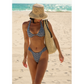 Kayla Natural and Black Tote-Nikki Beach-1000 Palms