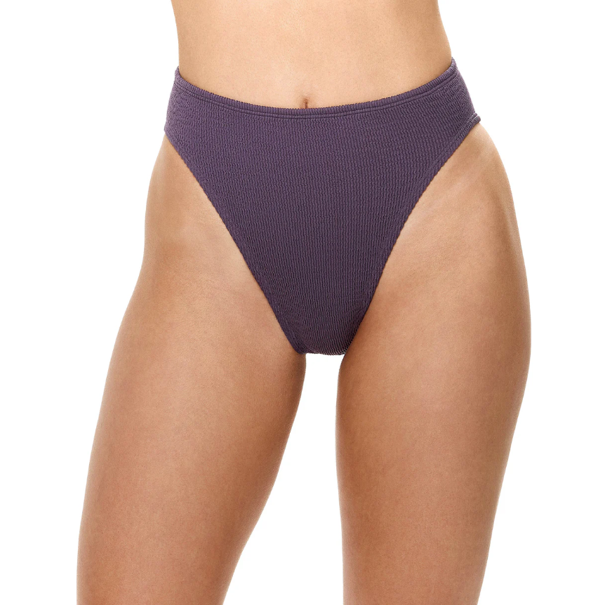 Aubergine High Waist & Leg Bottom-Gottex-1000 Palms