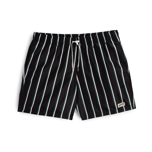 Fine Stripe Swim Trunk-Bather-1000 Palms