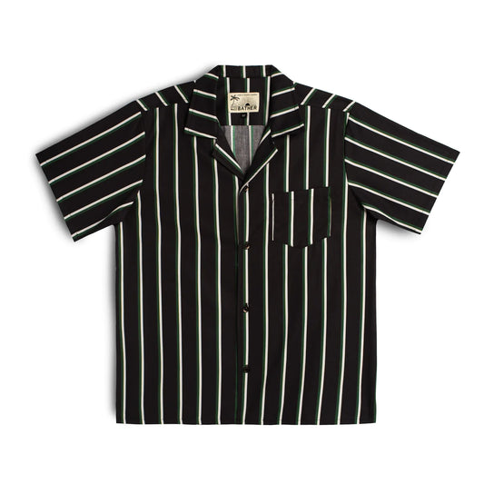 Fine Stripe Camp Shirt-Bather-1000 Palms