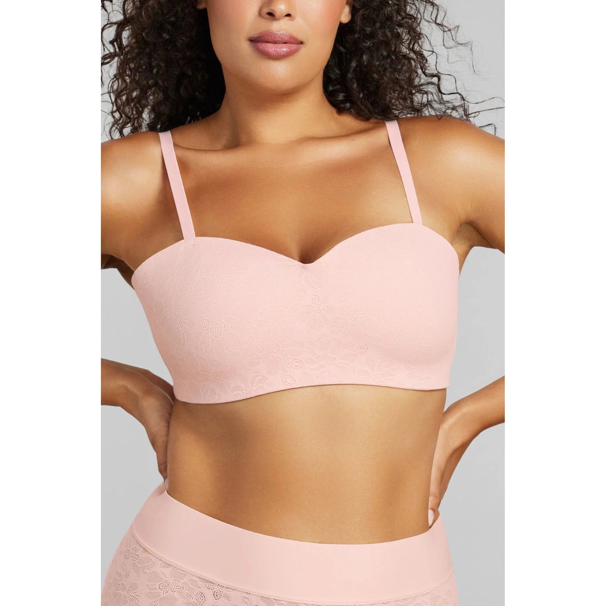 Soft Lace Balconette Foam Bra-Siella-1000 Palms