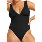 Arte V-Neck One Piece-ArteSands-1000 Palms