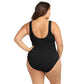 Arte V-Neck One Piece-ArteSands-1000 Palms