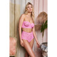 Vita Graphic Lace Strapless-Dora Larsen-1000 Palms