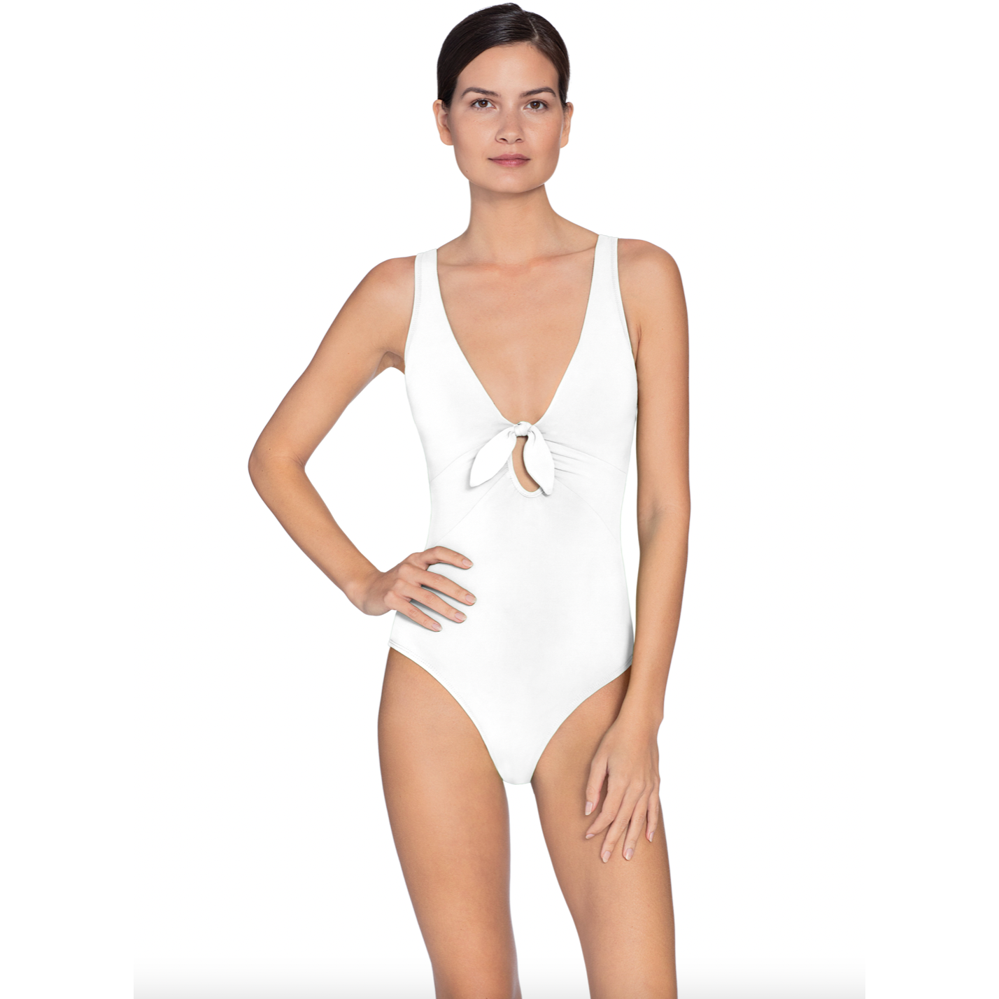 Ava Knot One Piece-Robin Piccone-1000 Palms