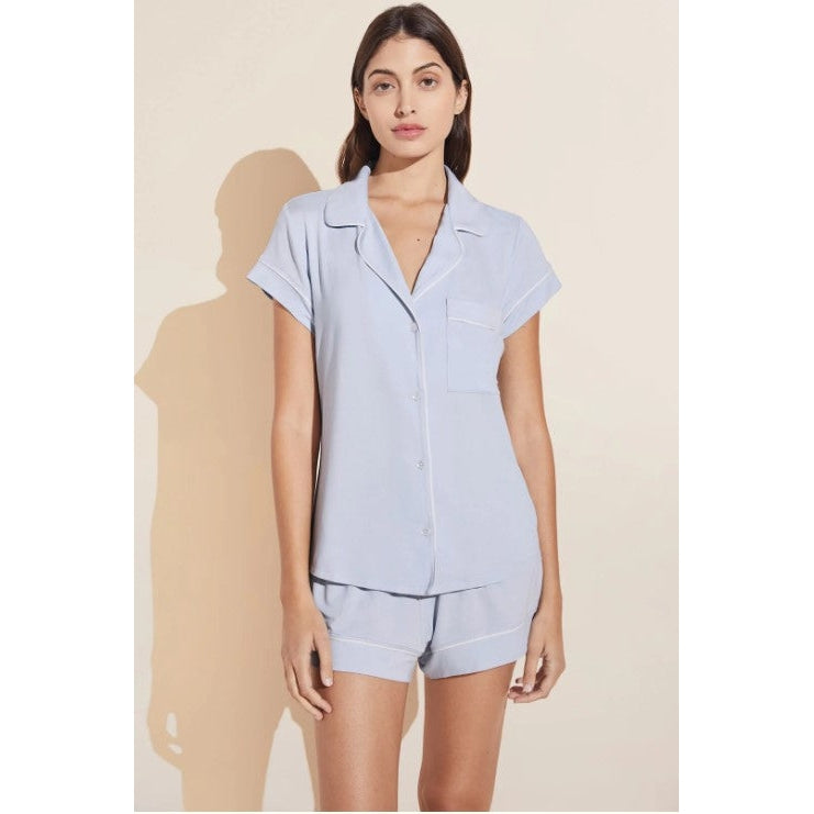 Gisele - The Relaxed Short PJ Set-eberjey-1000 Palms